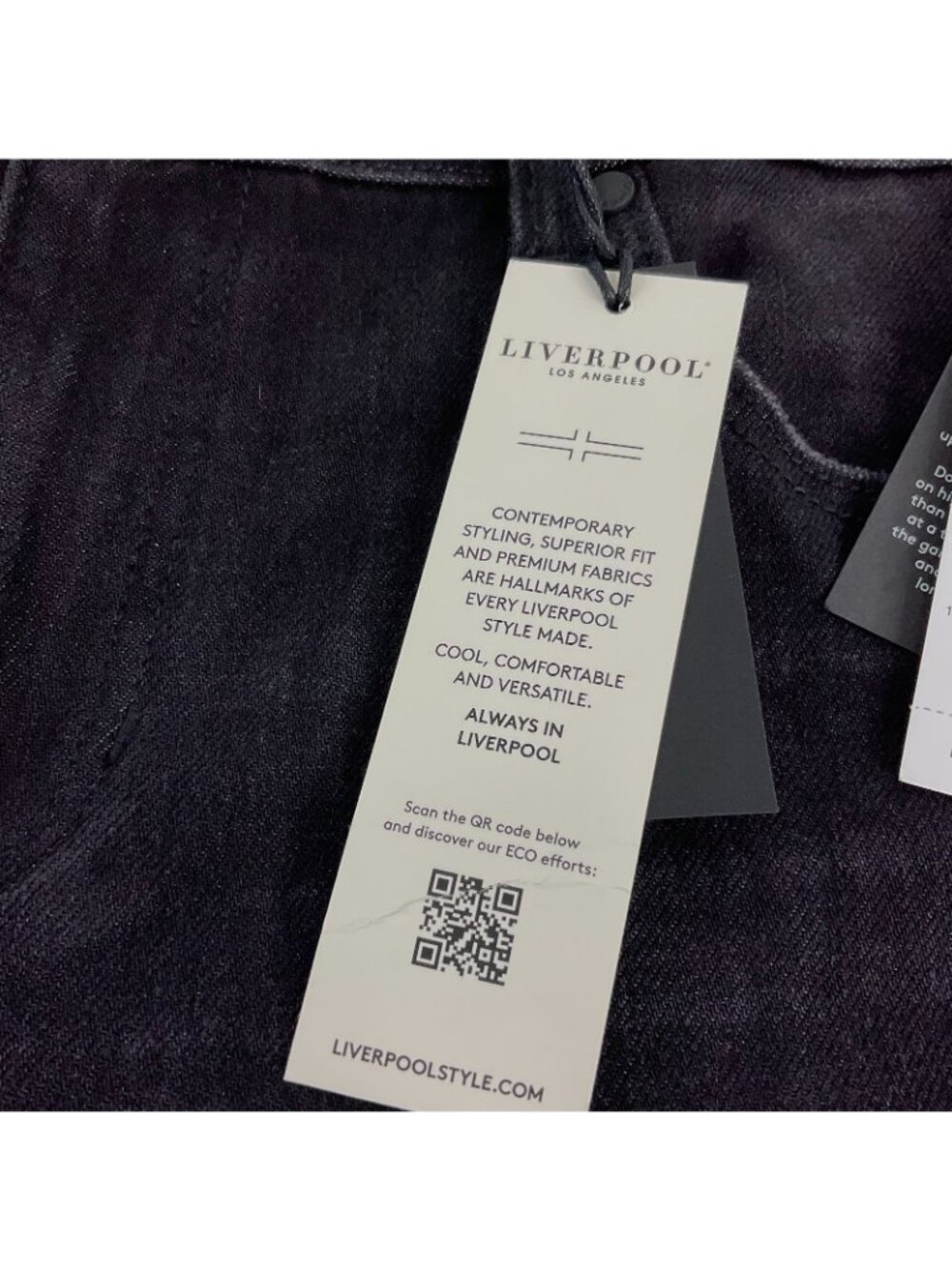 Liverpool Los Angeles Jeans Womens Sz 8/29 Mirror Cove Relaxed Stretch Nwt $98 - Picture 5 of 11